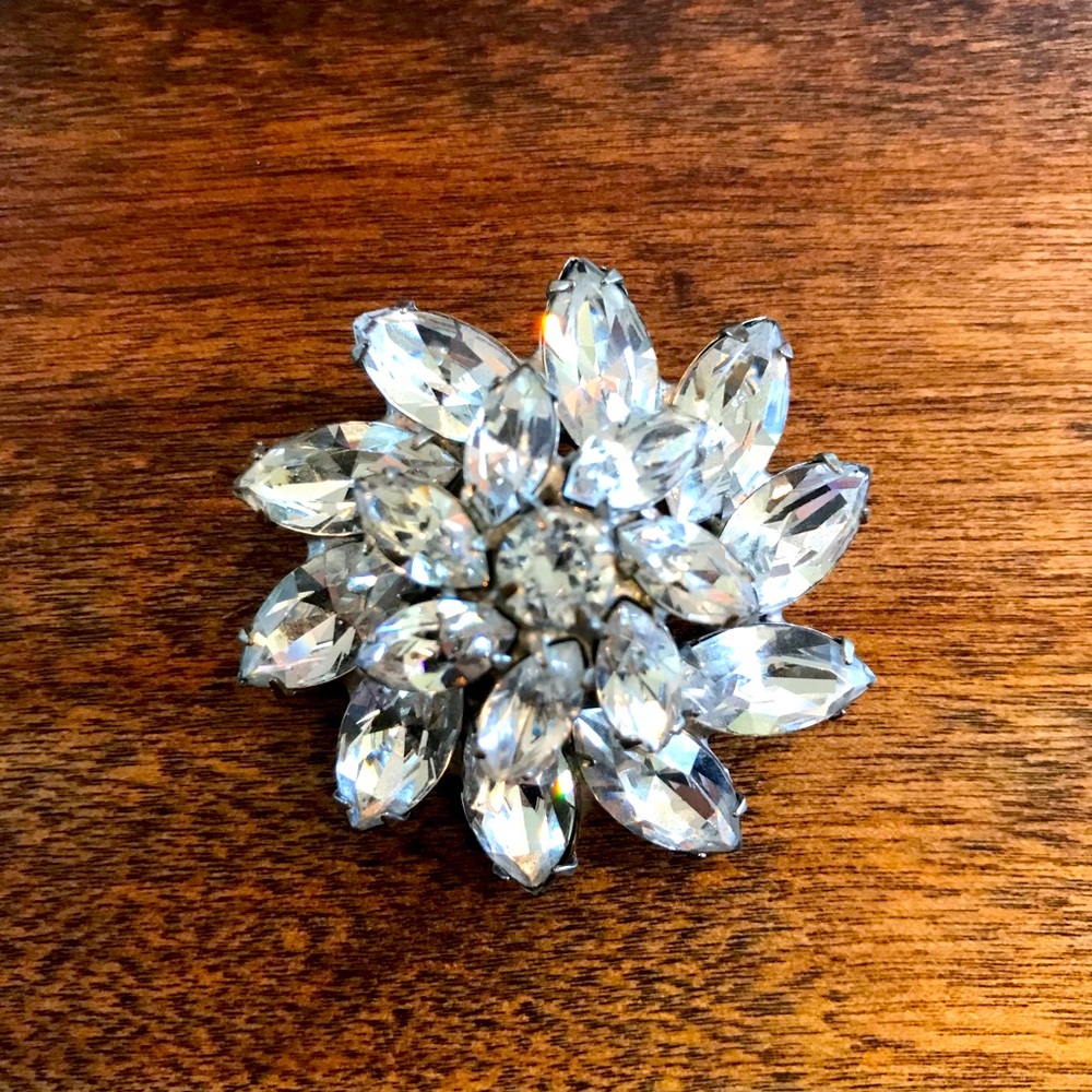 Weiss signed brooch